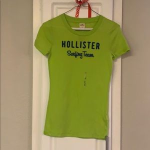 NWT women’s Small hollister shirt lime green